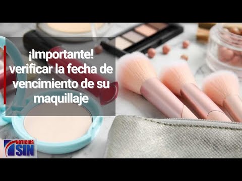 ¡Importante! verificar la fecha de vencimiento de su maquillaje