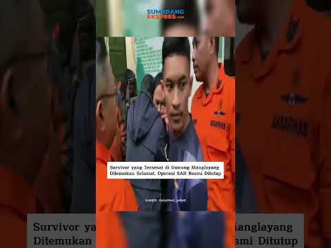 Survivor yang Tersesat di Gunung Manglayang Ditemukan Selamat, Operasi SAR Resmi Ditutup