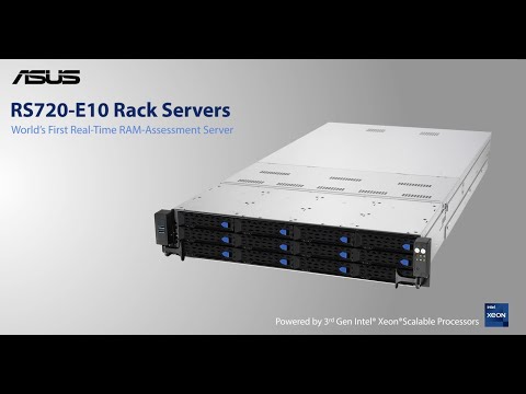 ASUS RS720-E10 Dual-socket Rack Server Powered by 3rd Gen Intel Xeon Scalable Processors