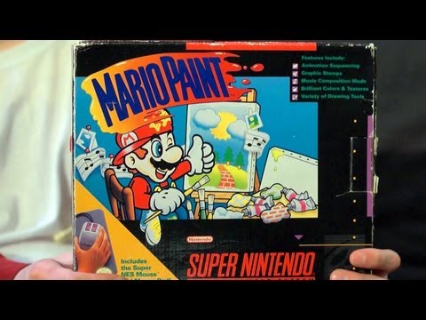 Mario Paint (SNES Video Game) James & Mike - UC0M0rxSz3IF0CsSour1iWmw