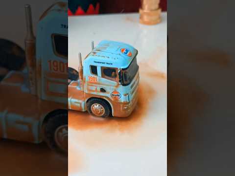 Muddy Truck Cleaning 🚛 | Satisfying Toy Wash ASMR #shorts