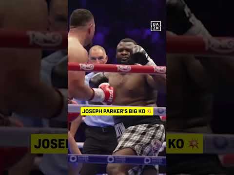 Another angle of 𝙩𝙝𝙖𝙩 Joseph Parker KO 👀 #shorts