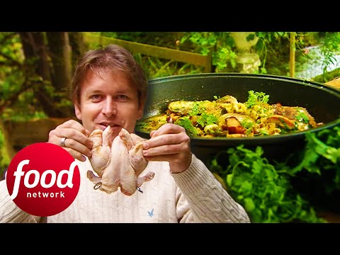 James Martin Pan-Fries A Delicious Guinea Fowl With Mushrooms | James Martin's French Road Trip