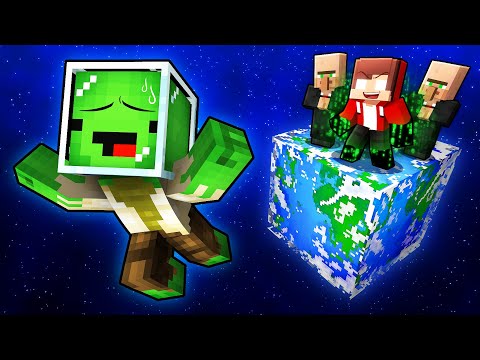 JJ Used Admin Commands and Kicked Mikey Out of the Planet in Minecraft (Maizen)