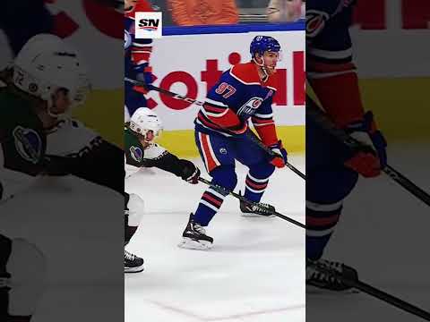 McDavid from BEHIND the net 🤯