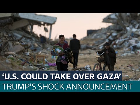 'This land is ours': Palestinians condemn Trump's proposal to 'take over' Gaza | ITV News