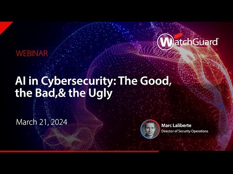 AI in Cybersecurity: The Good, the Bad, & the Ugly