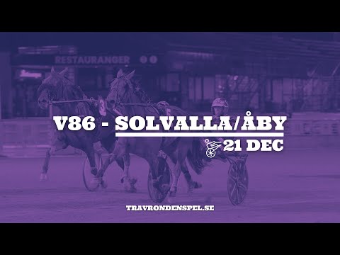 V86 tips Solvalla/Åby | Tre S - Här är jackpottdragen