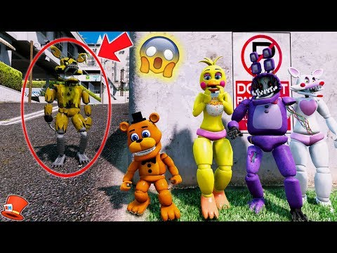 DON'T GET CAUGHT BY EVIL GOLDEN NIGHTMARE FOXY! (GTA 5 Mods For Kids FNAF RedHatter) - UCdZoVLv1XHLLLJTSNcifuDQ