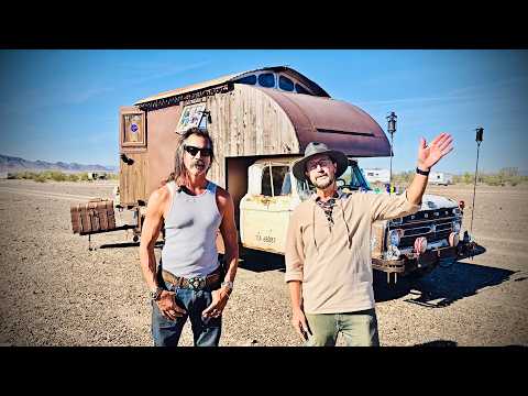 He Built a Romanian Inspired Caravan on a 1965 Truck! Look Inside. Wow!