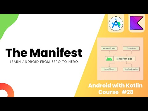 The Manifest in Android - Learn Android from Zero #28 #androidstudio