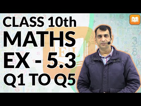 Arithmetic Progression Class 10 | Maths | Chapter 5 | Ex 5.3 Q1 To Q5 | Baljeet Sir