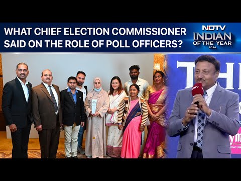 Indian Of The Year: What Chief Election Commissioner Said On The Role Of Poll Officers