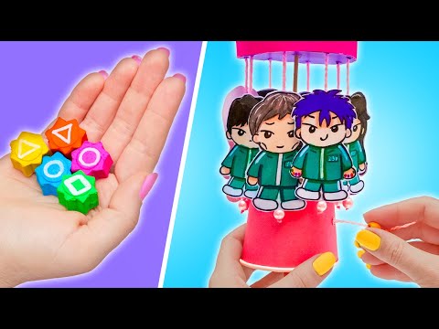器用な者が生き残る！ 🦑🎬😂 DIYチャレンジゲーム！