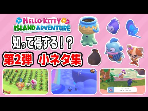 知って得する？小ネタ集第２弾！本当に小ネタだよ【Hello Kitty Island Adventure ハローキティアイランドアドベンチャー  ネタバレ注意】