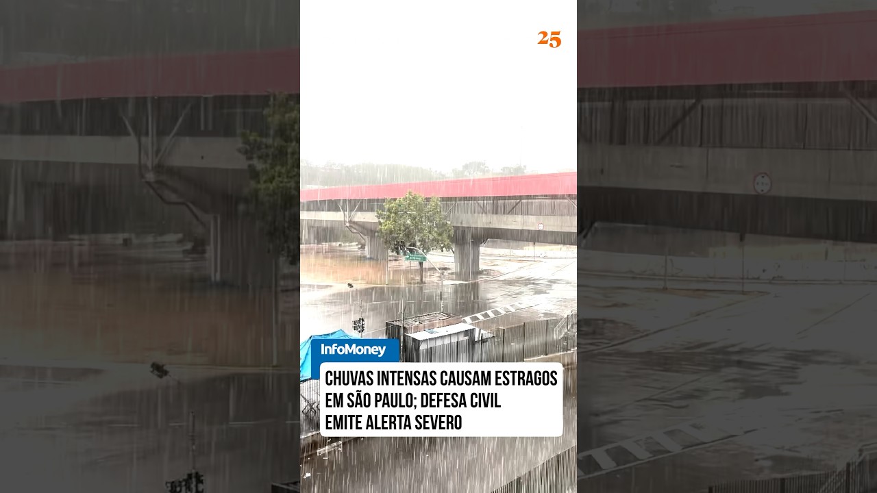 Chuvas intensas causam estragos em São Paulo
