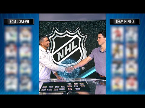 NHL Players Open Packs of Hockey Cards In Studio