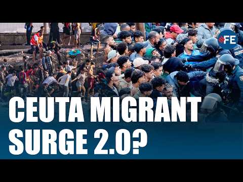 Ceuta Migrants Flood Port Camp As Police Struggle To Control Chaotic Mass Transfer In Spain