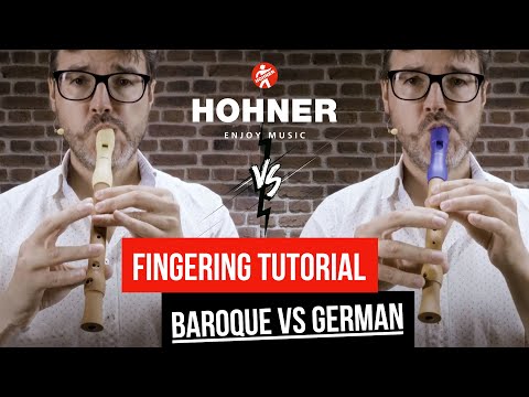 BAROQUE FINGERING vs GERMAN FINGERING - Hohner Tutorial