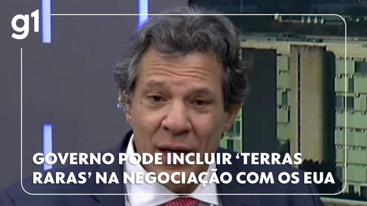 Governo do Brasil pode levar terras raras à mesa de negociação do tarifaço com os EUA