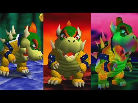 Super Mario 64 - All Bowser Levels - UCg_j7kndWLFZEg4yCqUWPCA