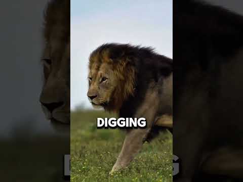 "Do Lions Really Dig Their Own Graves? The Truth Will Shock You!" #animalfacts