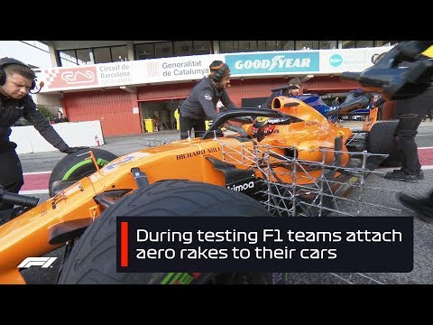 F1 Testing 2018: What Are Aero Rakes"