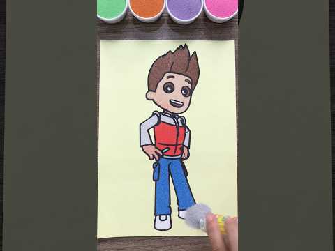 Ryhder sand painting #sandpainting #satisfying