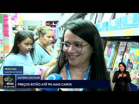 Material escolar está 9% mais caro em 2025