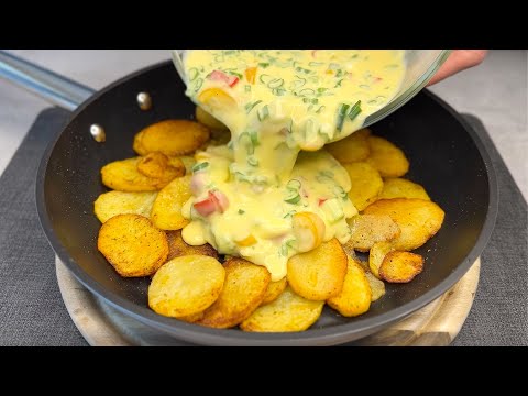 The most delicious potato recipe! You will do it every day! Easy and quick potato recipes!