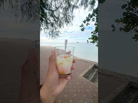 ไข่ลวก วิวหลักล้าน ร้านกาแฟลุงหมา แหลมแม่พิมพ์ #morning #coffee #sea #view #beach