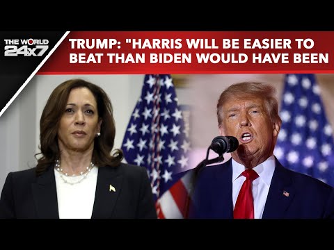 Donald Trump Says Kamala Harris Will Be Easier To Defeat, After Joe Biden Quits & Other News