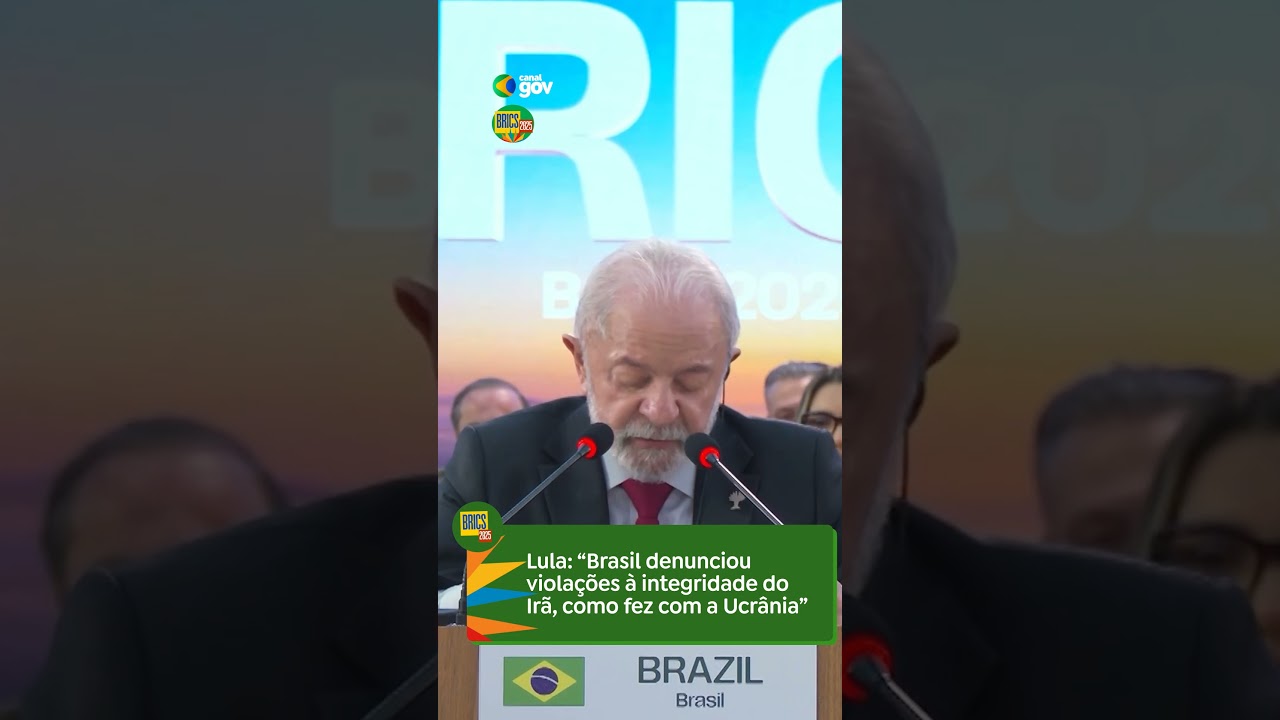 BRASIL DENUNCIOU VIOLAÇÕES À INTEGRIDADE DO IRÃ | lula presidentelula irã brics governofederal
