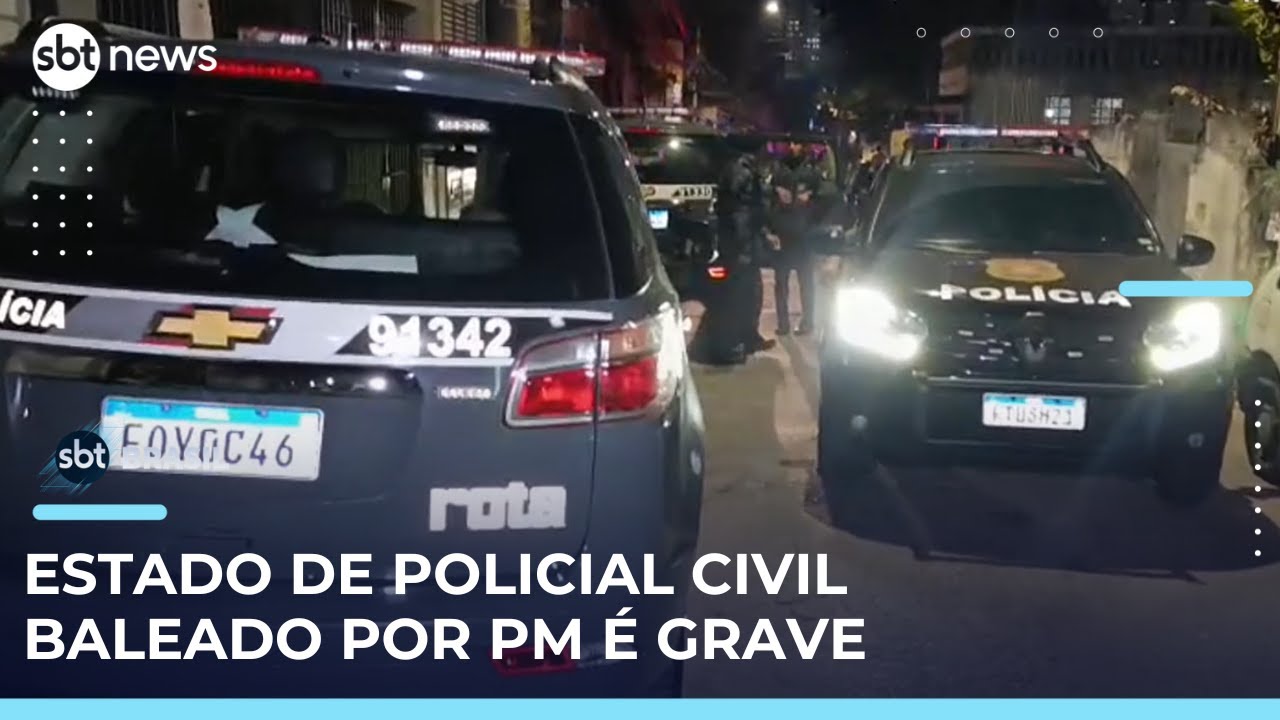 Policial civil é baleado por PMs da ROTA durante ação no Capão Redondo SP | SBTBrasil