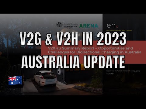 2023 V2X Australia Update | Electric Vehicle to Home & Vehicle to Grid