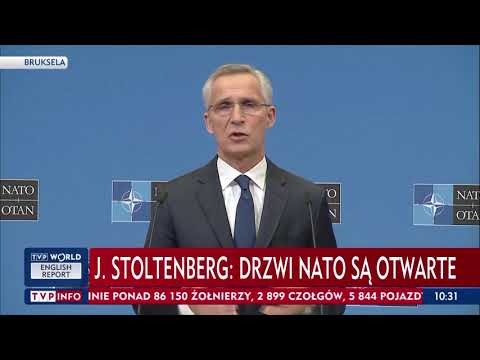 „Drzwi NATO są otwarte”. Konferencja prasowa Jensa Stoltenberga