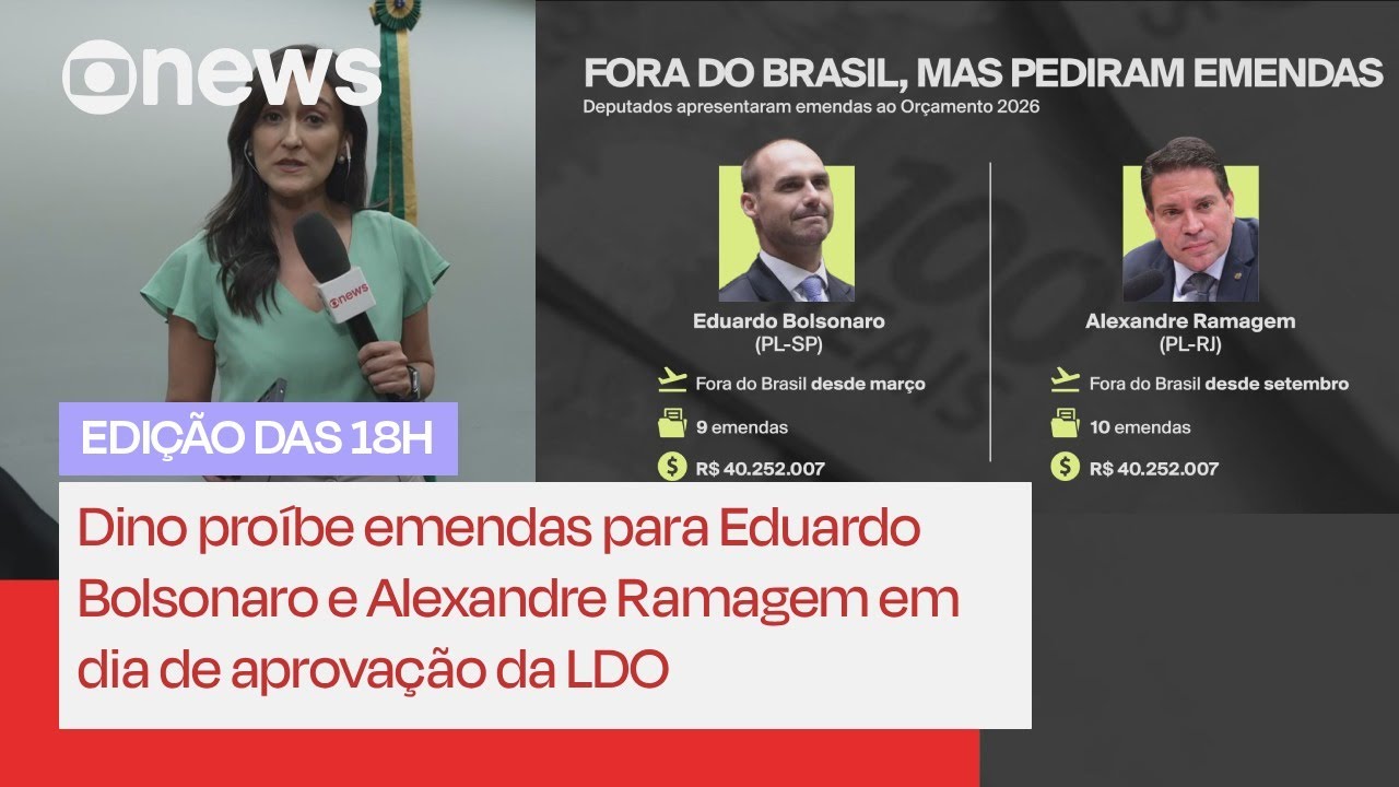 Dino proíbe pagamento de emendas para Eduardo Bolsonaro e Alexandre Ramagem