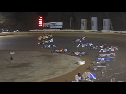 Iron Man Super Late Model at 411 Motor Speedway Leftover 2021 - dirt track racing video image