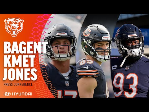 Bagent, Kmet and Jones on roster cut | Chicago Bears video clip