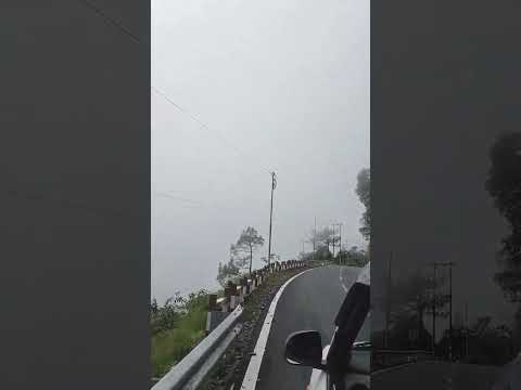 Nainital ke badalo me car driving 🫶 #nainital #uttarakhand #shorts