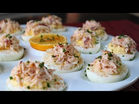 Crab Stuffed Deviled Eggs - Deviled Eggs with Crab Recipe - UCRIZtPl9nb9RiXc9btSTQNw