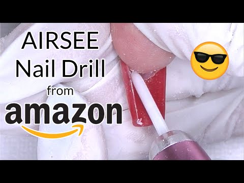 Acrylic Nails Infill and Overlay | Airsee Nail Drill Review