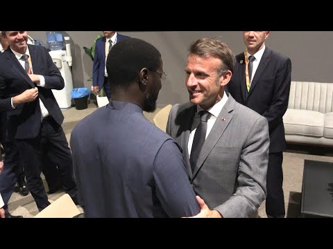 French President Macron meets with Senegalese counterpart Faye in Seville | AFP