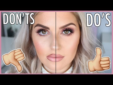 MAKEUP MISTAKES WE ALL DO!! ?? DO'S AND DON'TS