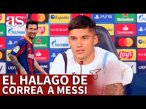 CHAMPIONS LEAGUE | LAZIO – ZENIT | Las palabras de CORREA sobre MESSI | Diario AS