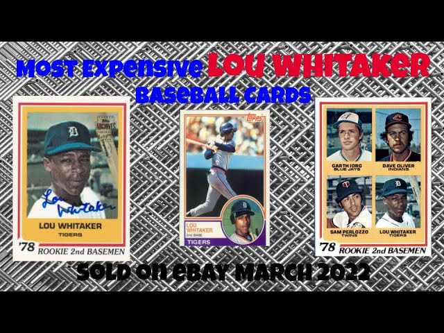 The Lou Whitaker Baseball Card You Need to Have