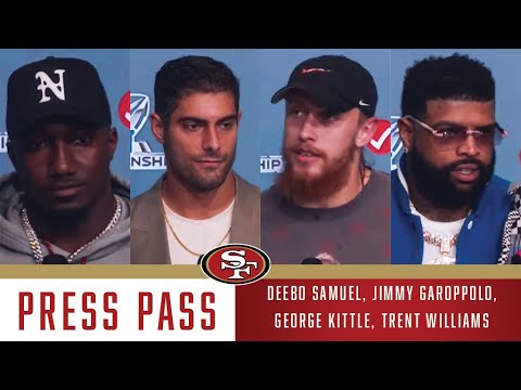 Samuel, Garoppolo, Kittle, Williams React to ‘Tough’ Loss in NFC Championship | 49ers video clip