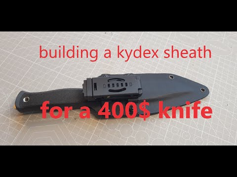 Fällkniven A1 survival knife - we build a Kydex sheath for a 400$ knife