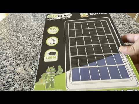 Unboxing a Mini 8 Watt Portable Solar Panel