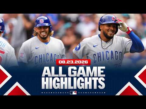 Highlights from ALL GAMES on 8/23 (Phillies WILD comeback win, Cubs score <strong>19</strong> RUNS &amp; <strong>MORE</strong>!)